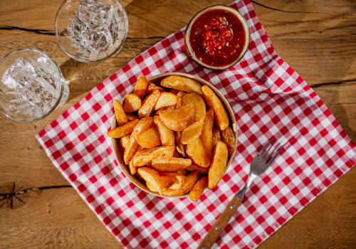Chilli-medový dip s Country Wedges Klasik Pikant